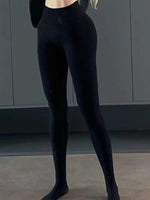 Solid-color Yoga Pants Sport Yoga Flare Pants