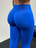 Solid-color Yoga Pants Sport Yoga Flare Pants