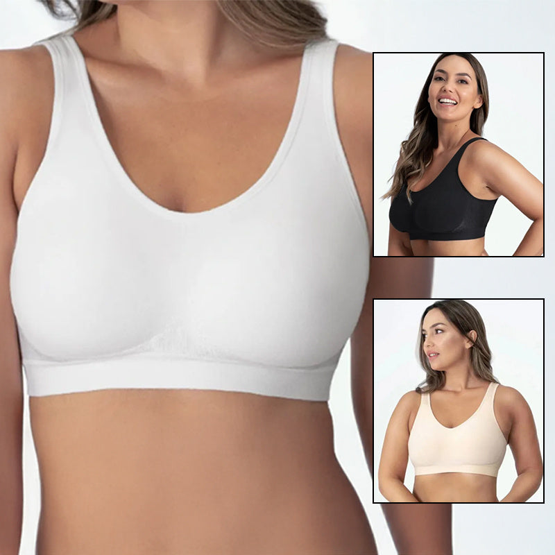“Plus Size Shaper Lingerie for Women S-3XL | Full Coverage Back Smoothing Bra | Seamless Lift Support Bra for Large Bust”